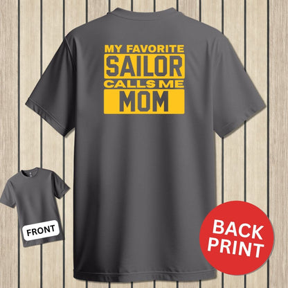NavyHumor Classic Tee Charcoal / S Calls Me Mom