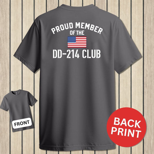 NavyHumor Classic Tee Charcoal / S DD-214 Club