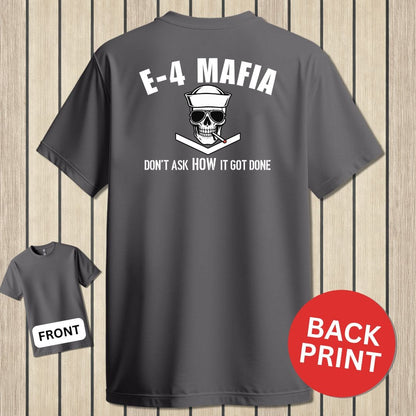NavyHumor Classic Tee Charcoal / S E-4 Mafia