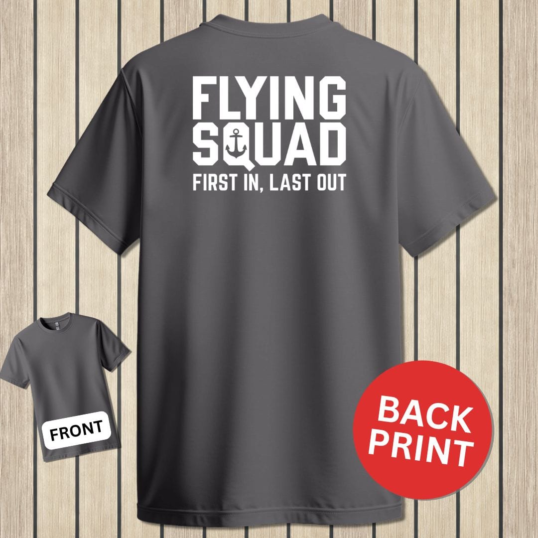 NavyHumor Classic Tee Charcoal / S Flying Squad