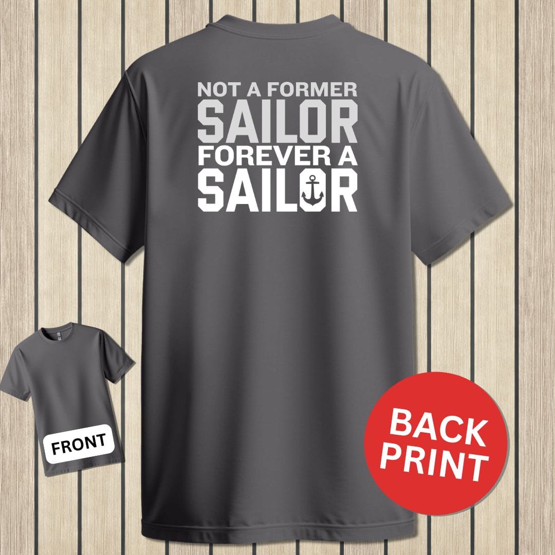 NavyHumor Classic Tee Charcoal / S Forever A Sailor