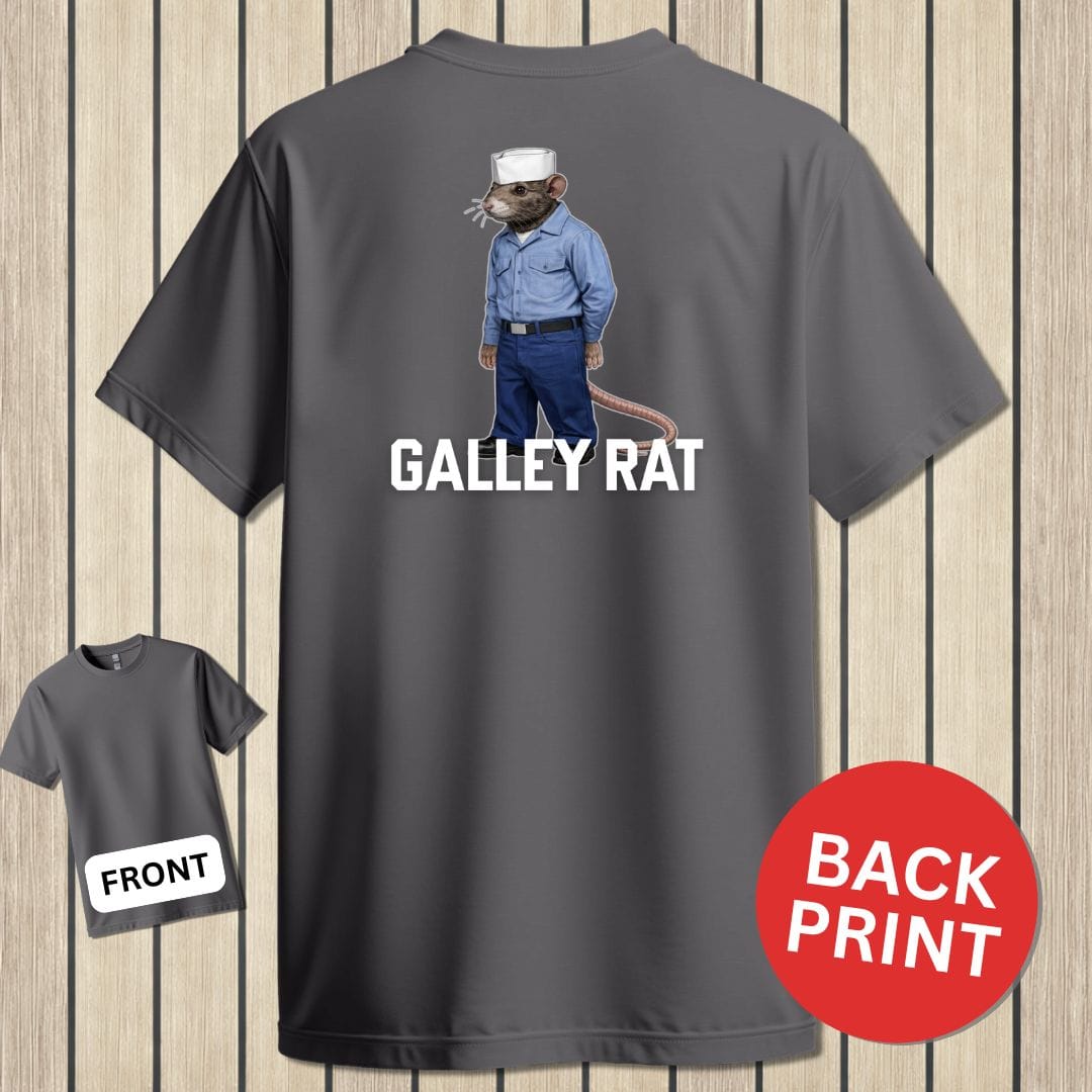 NavyHumor Classic Tee Charcoal / S Galley Rat