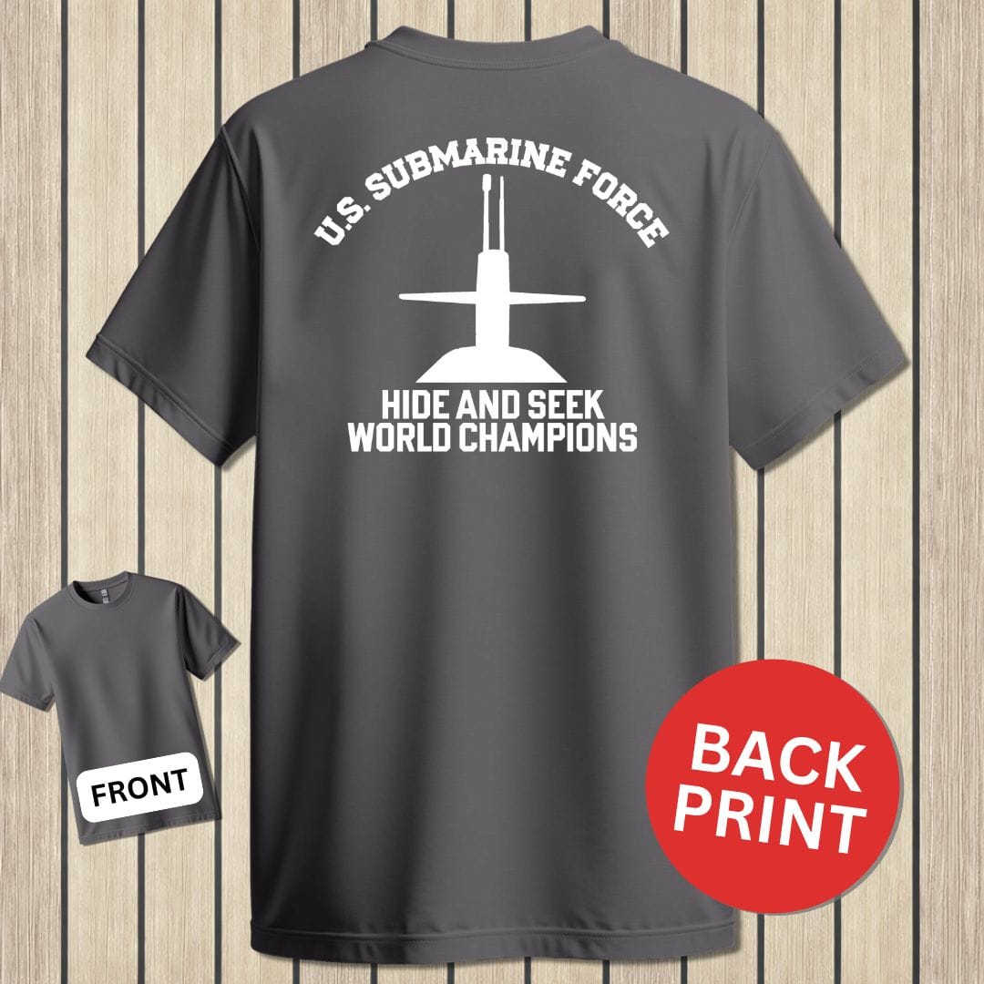 NavyHumor Classic Tee Charcoal / S Hide & Seek Champions