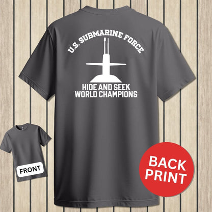 NavyHumor Classic Tee Charcoal / S Hide & Seek Champions