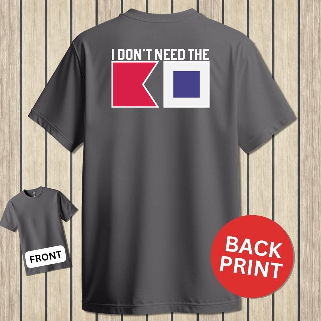 NavyHumor Classic Tee Charcoal / S I Don't Need The BS