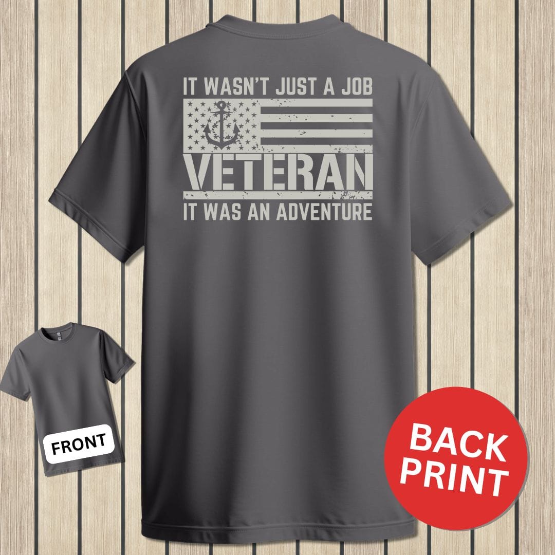 NavyHumor Classic Tee Charcoal / S It Wasn't Just A Job