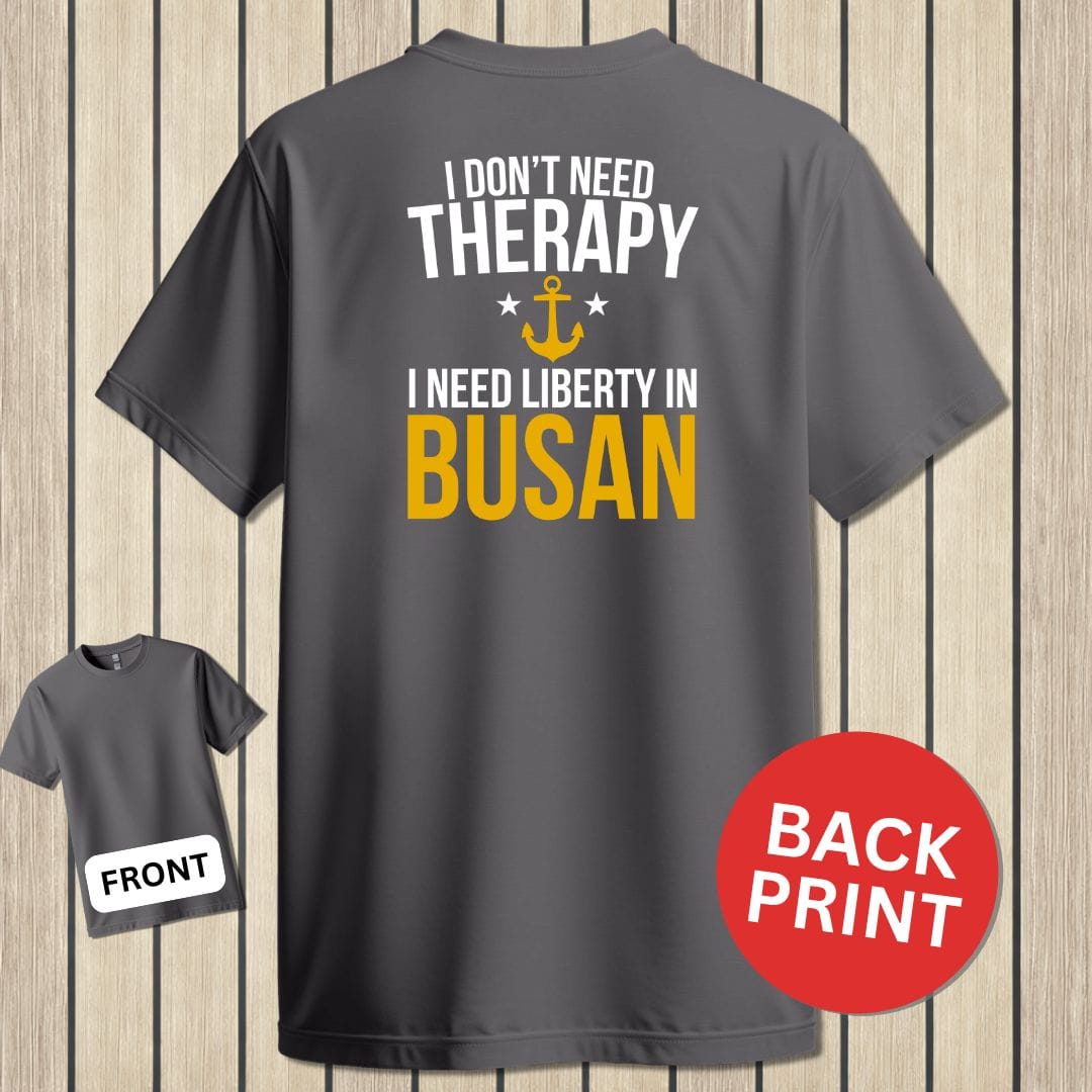 NavyHumor Classic Tee Charcoal / S Liberty In Busan