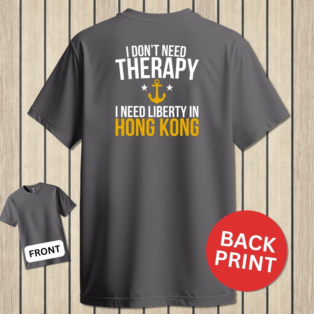 NavyHumor Classic Tee Charcoal / S Liberty In Hong Kong