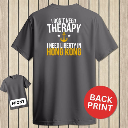 NavyHumor Classic Tee Charcoal / S Liberty In Hong Kong