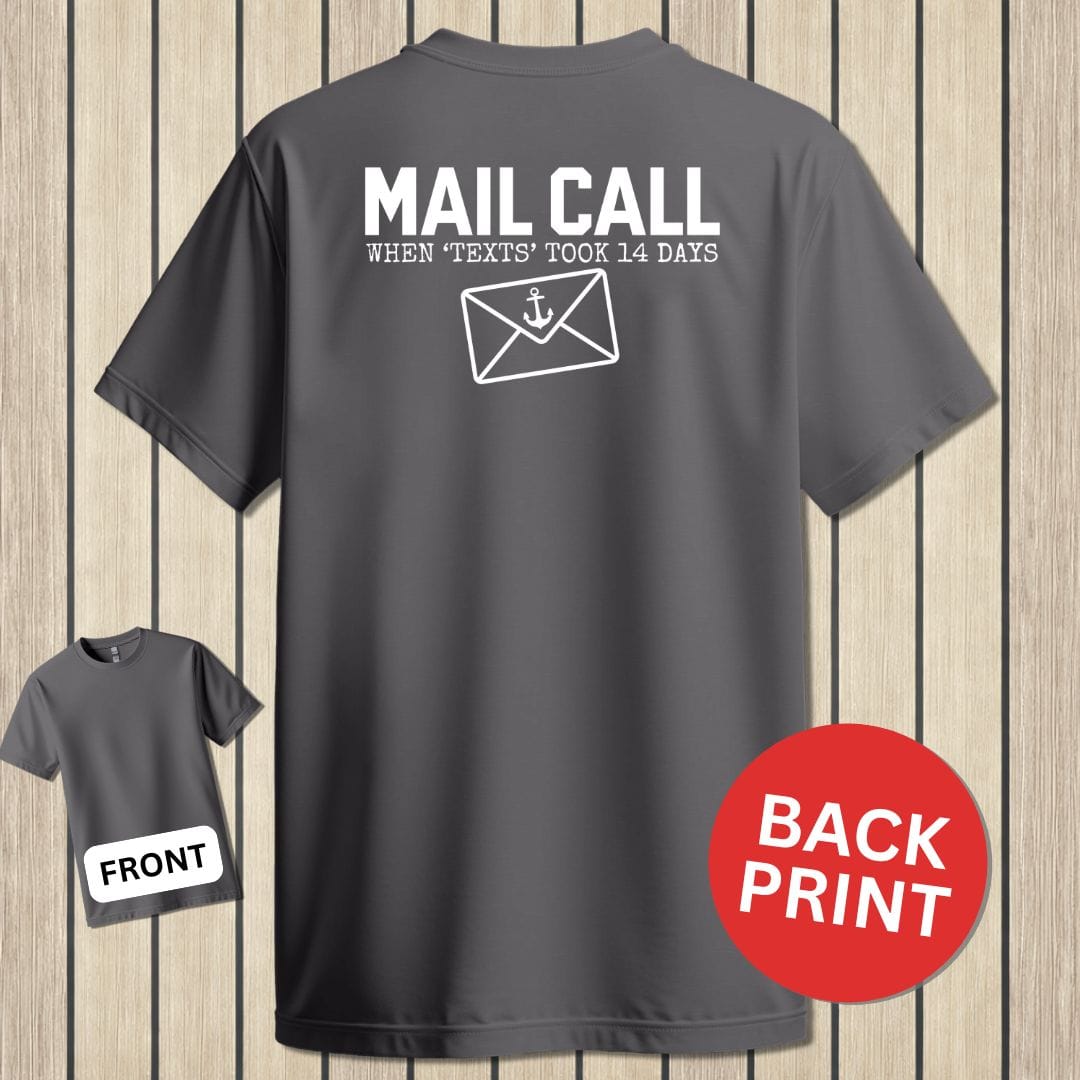 NavyHumor Classic Tee Charcoal / S Mail Call