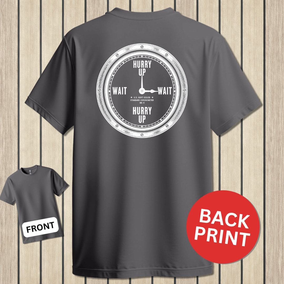 NavyHumor Classic Tee Charcoal / S Military Time
