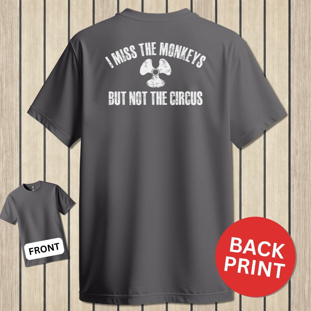 NavyHumor Classic Tee Charcoal / S MM - Miss The Monkeys