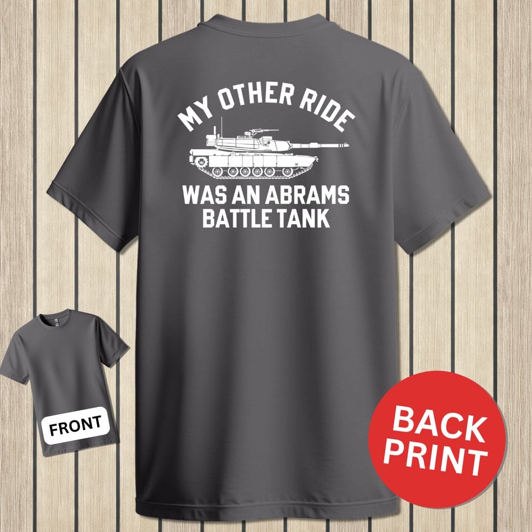 NavyHumor Classic Tee Charcoal / S My Other Ride Was An Abrams
