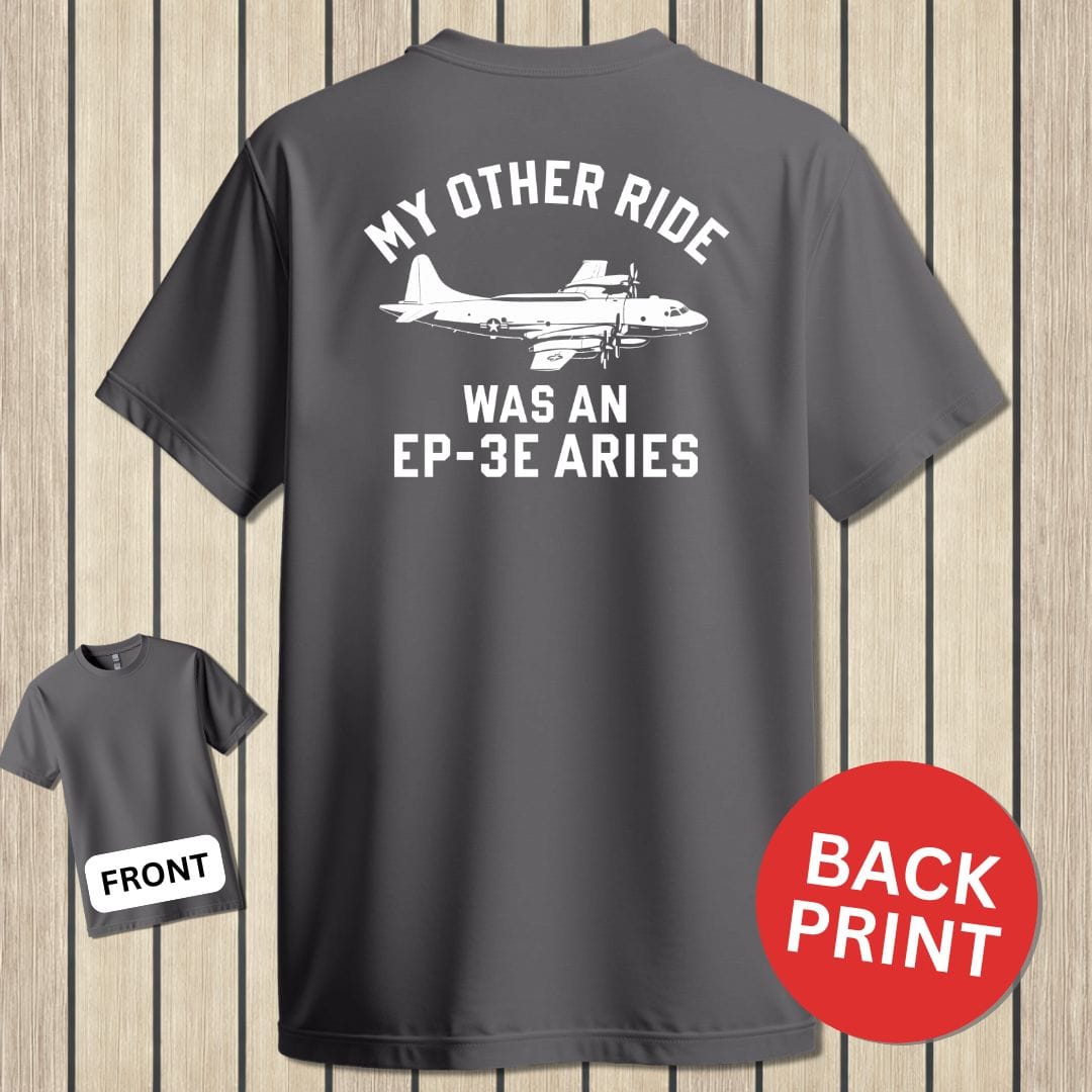 NavyHumor Classic Tee Charcoal / S My Other Ride Was An EP-3E Aries