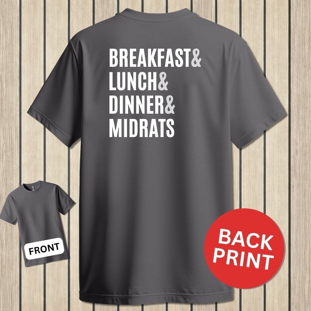 NavyHumor Classic Tee Charcoal / S Navy Meals