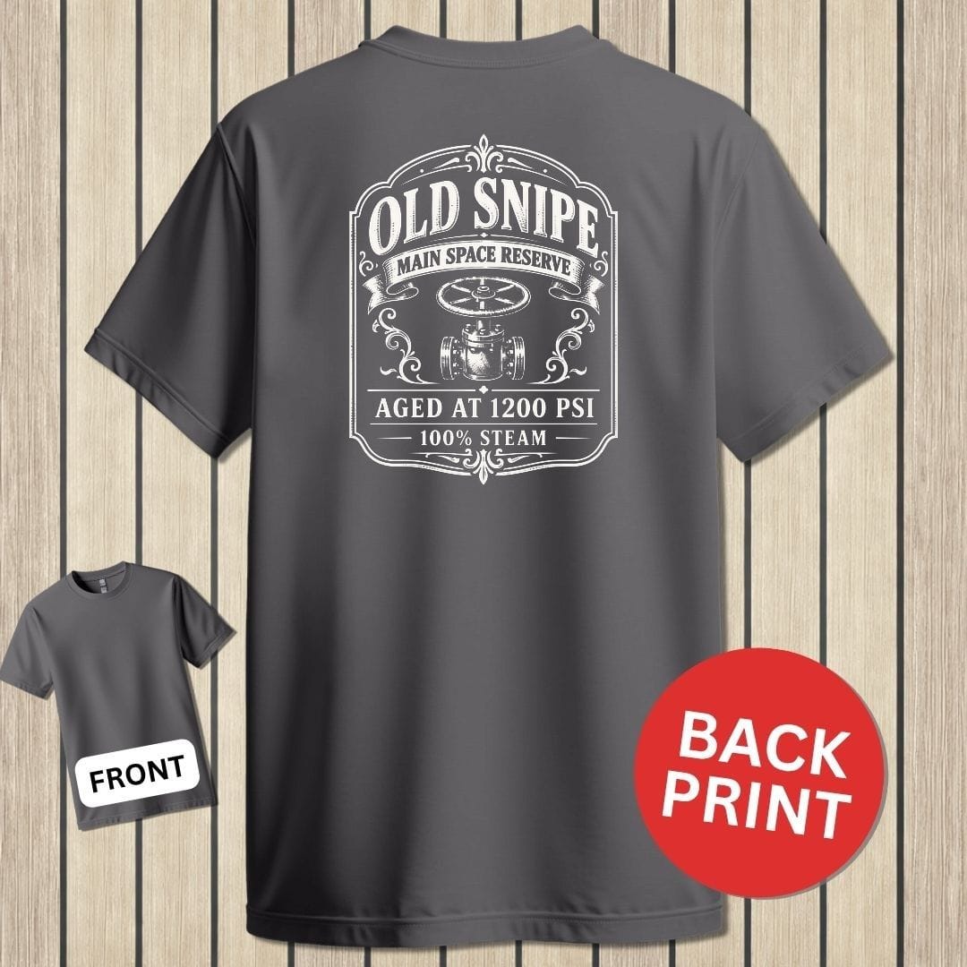 NavyHumor Classic Tee Charcoal / S Old Snipe Reserve