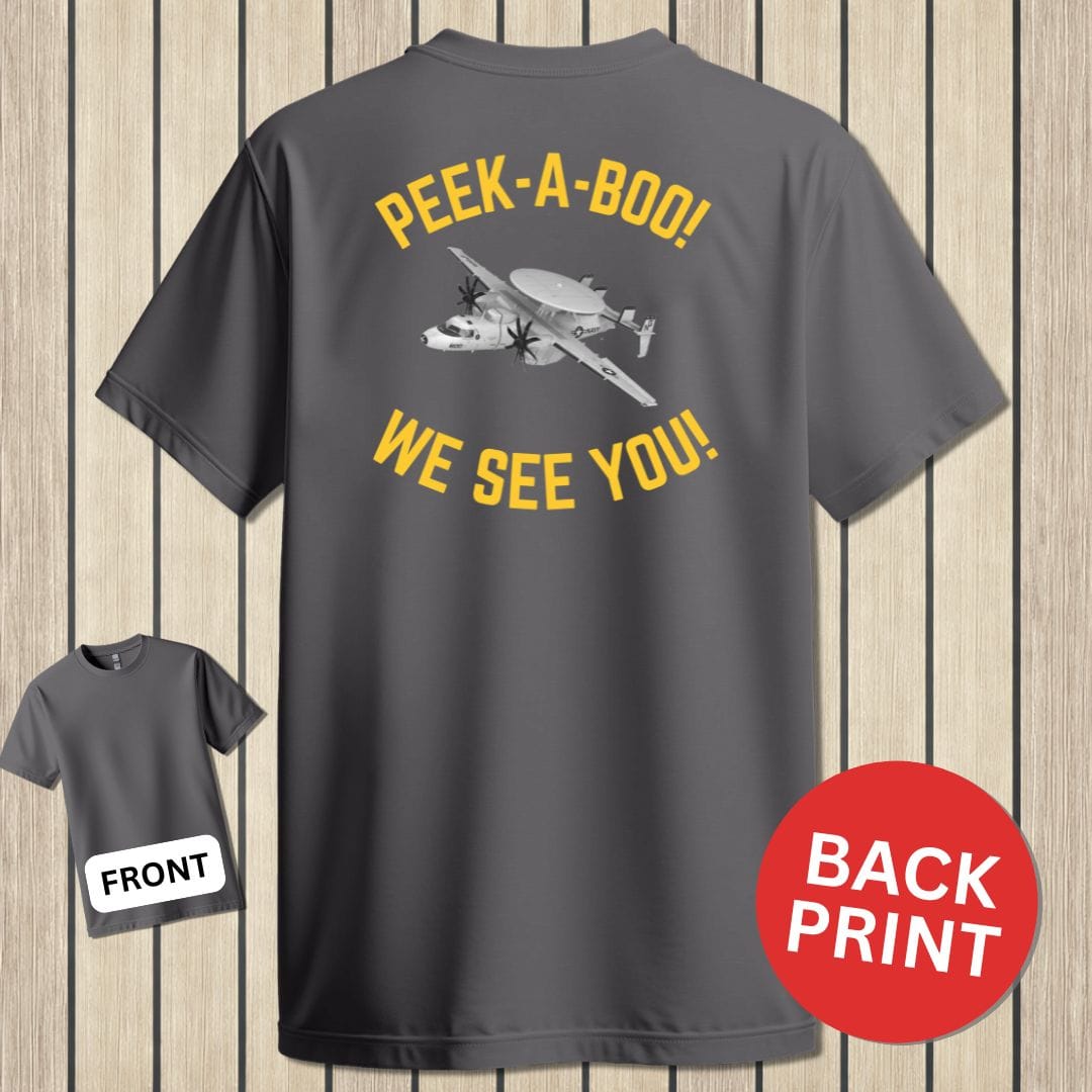 NavyHumor Classic Tee Charcoal / S Peek A Boo