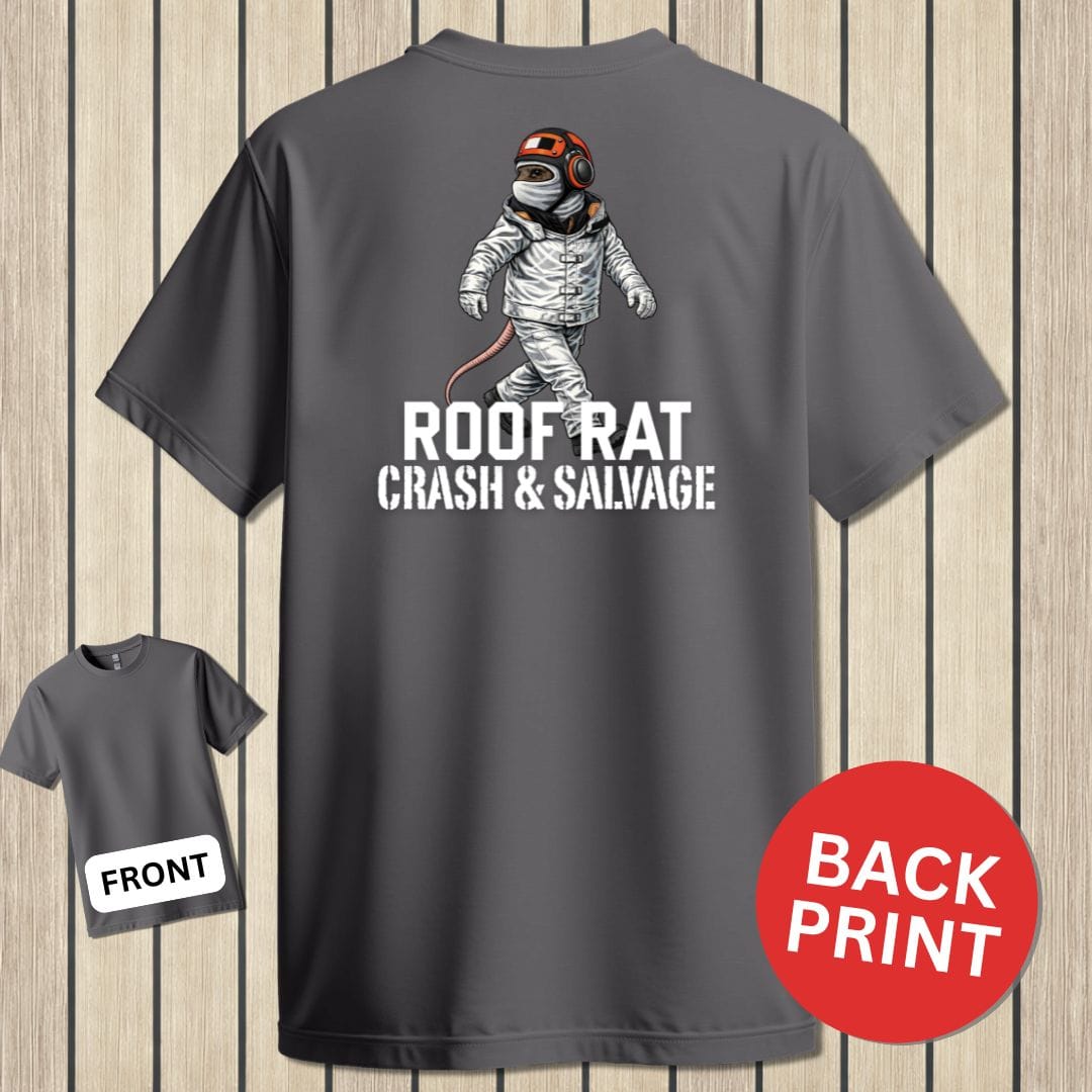 NavyHumor Classic Tee Charcoal / S Red Roof Rat - Crash & Salvage