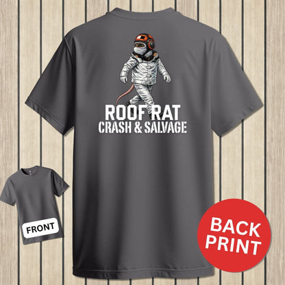NavyHumor Classic Tee Charcoal / S Red Roof Rat - Crash & Salvage