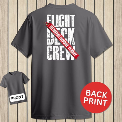 NavyHumor Classic Tee Charcoal / S Remove Before Flight