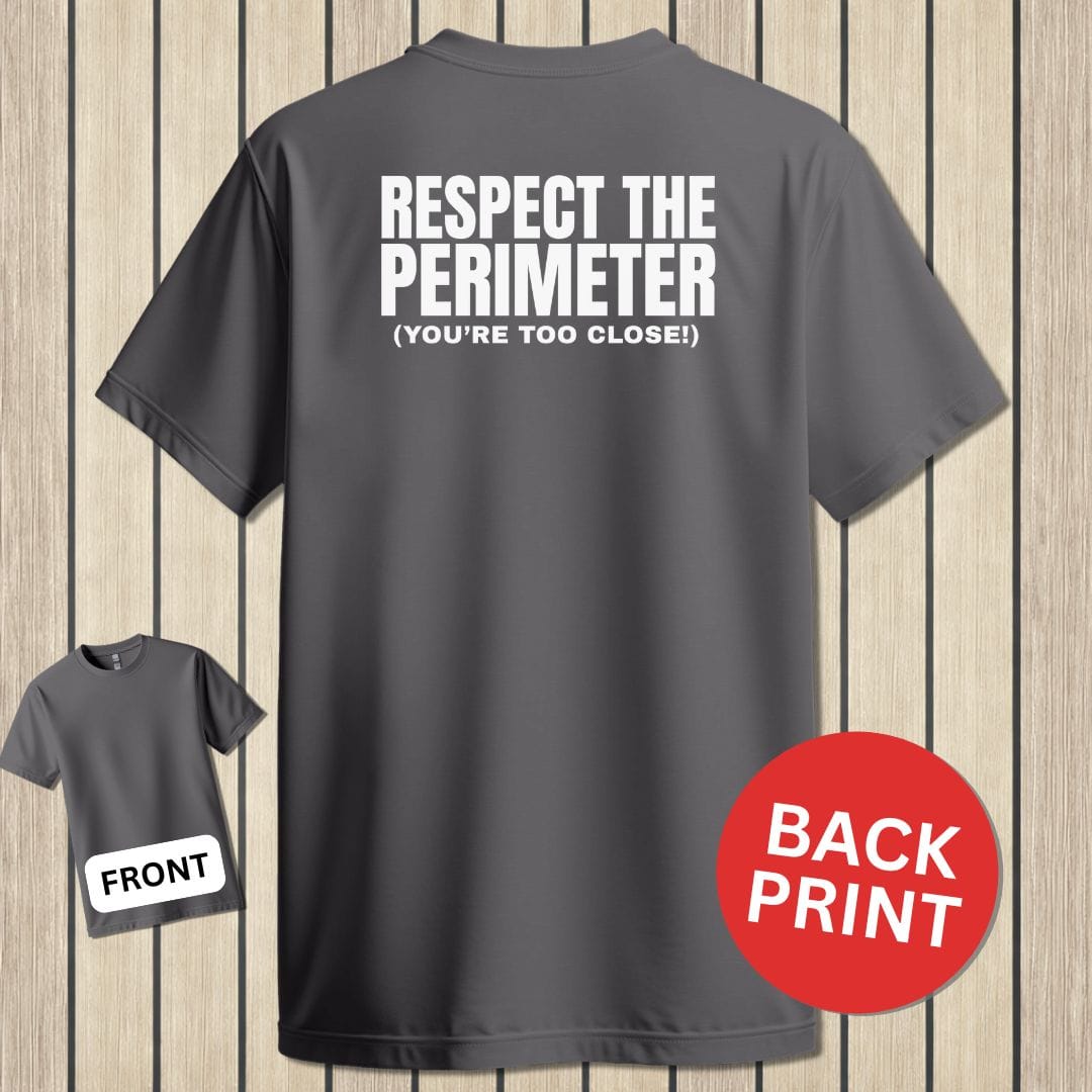 NavyHumor Classic Tee Charcoal / S Respect The Perimeter