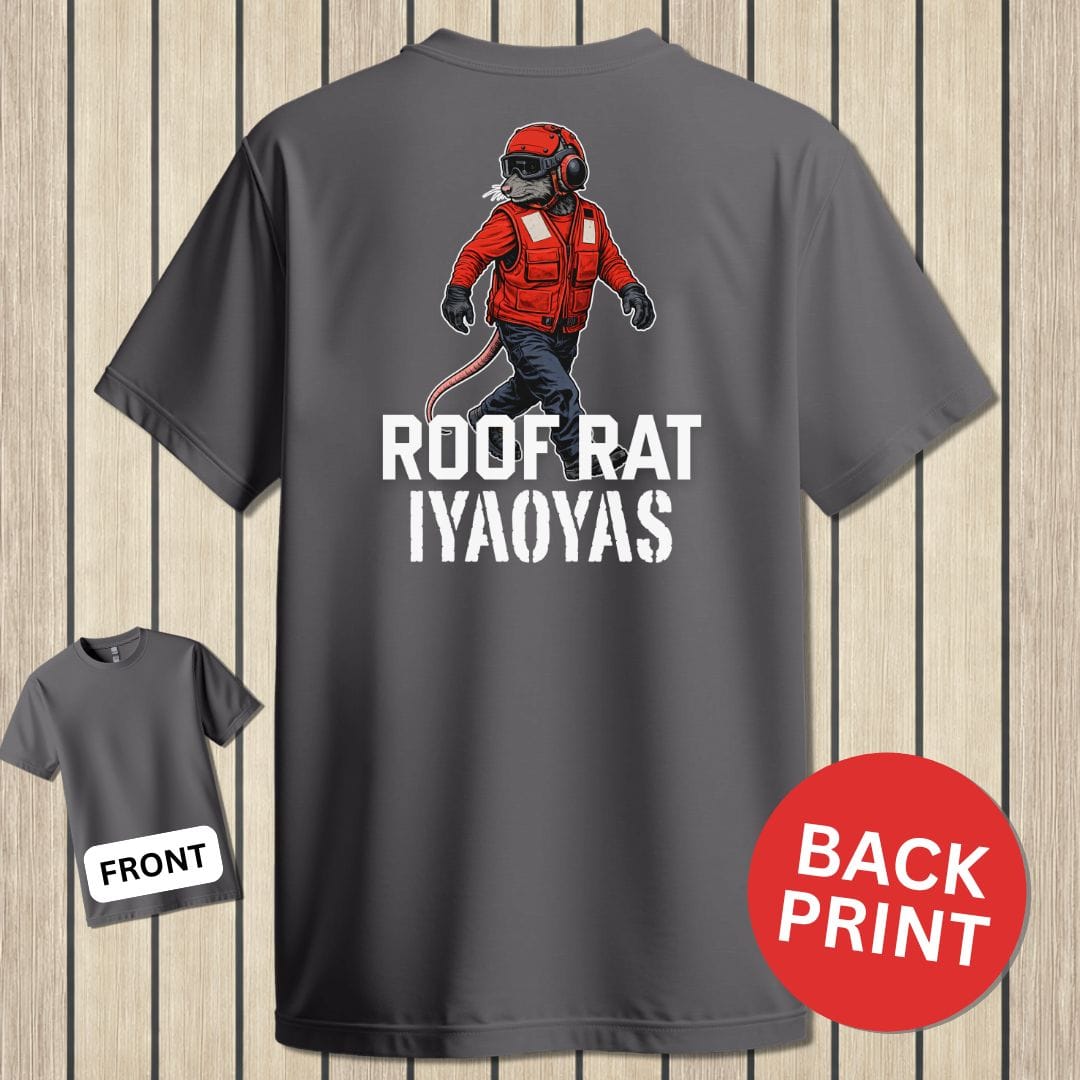 NavyHumor Classic Tee Charcoal / S Roof Rat - Red