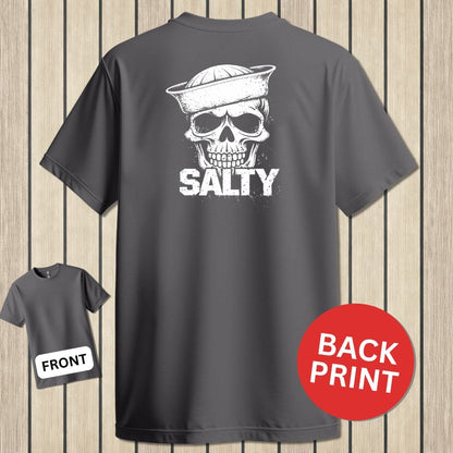 NavyHumor Classic Tee Charcoal / S Salty Skull