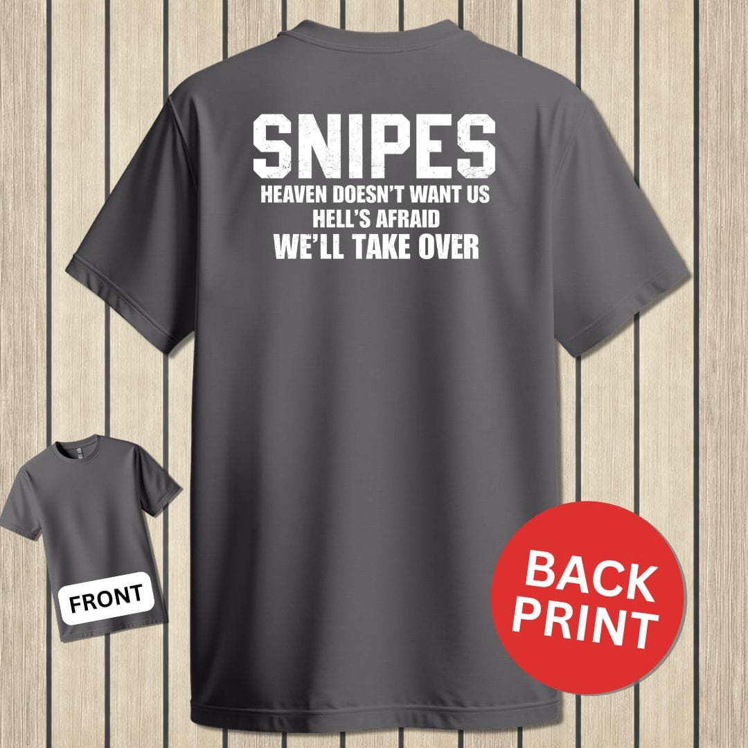 NavyHumor Classic Tee Charcoal / S Snipes - Hell's Afraid