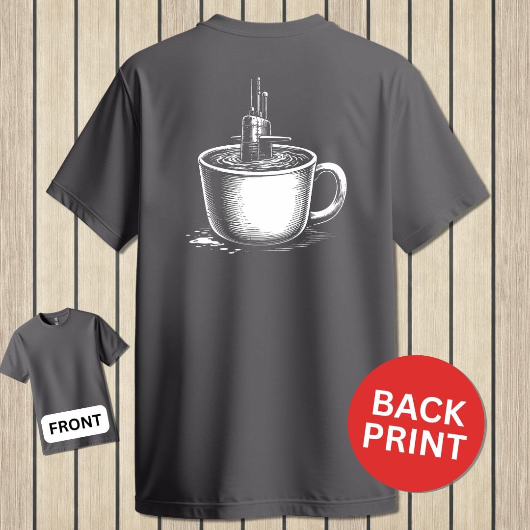NavyHumor Classic Tee Charcoal / S Sub In A Cup
