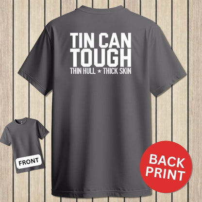 NavyHumor Classic Tee Charcoal / S Tin Can Tough