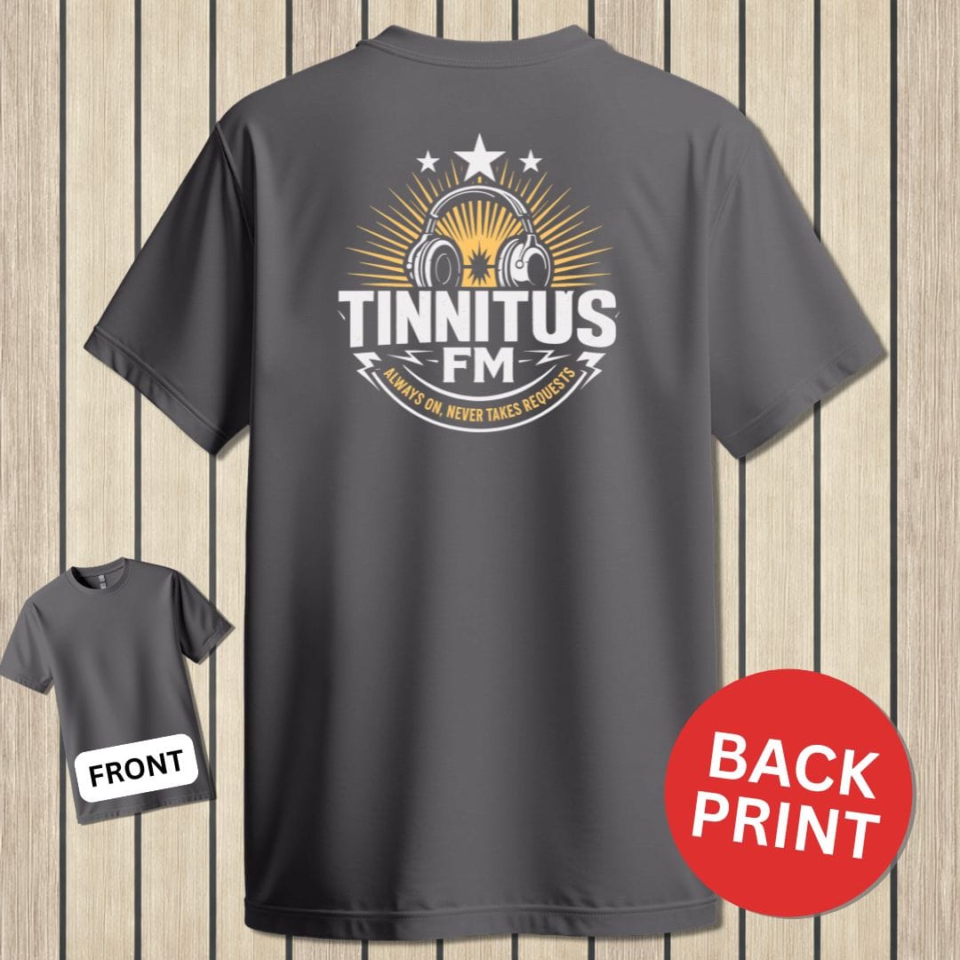 NavyHumor Classic Tee Charcoal / S Tinnitus FM