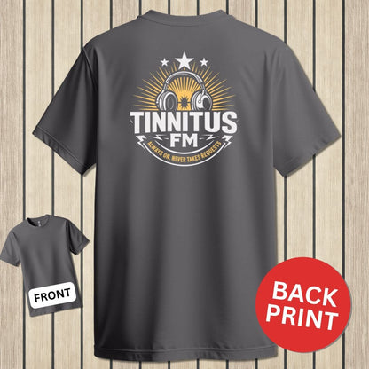 NavyHumor Classic Tee Charcoal / S Tinnitus FM