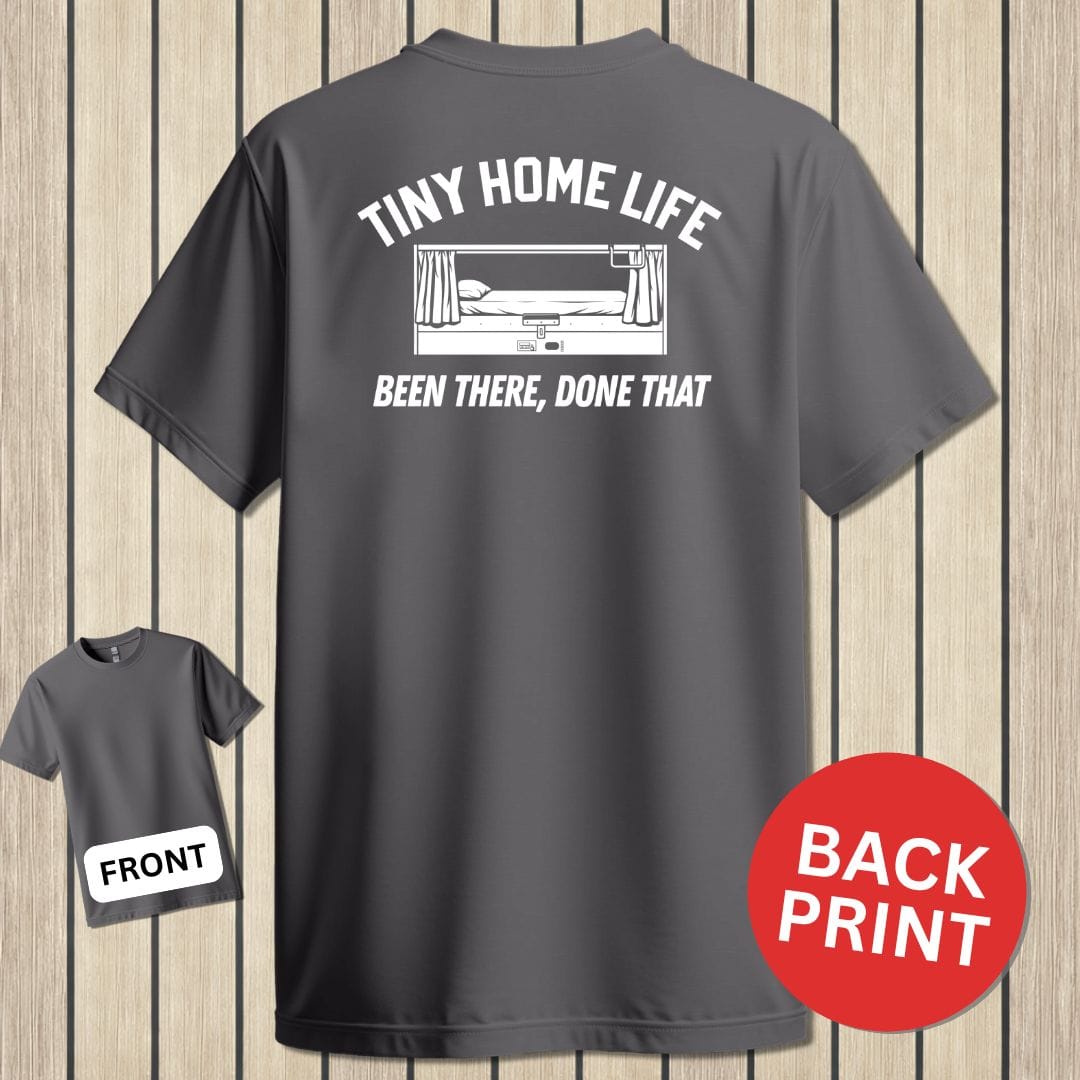NavyHumor Classic Tee Charcoal / S Tiny House Life