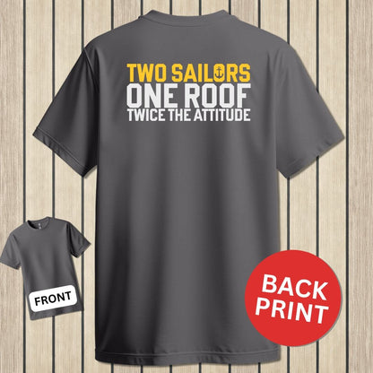 NavyHumor Classic Tee Charcoal / S Two Sailors - One Roof