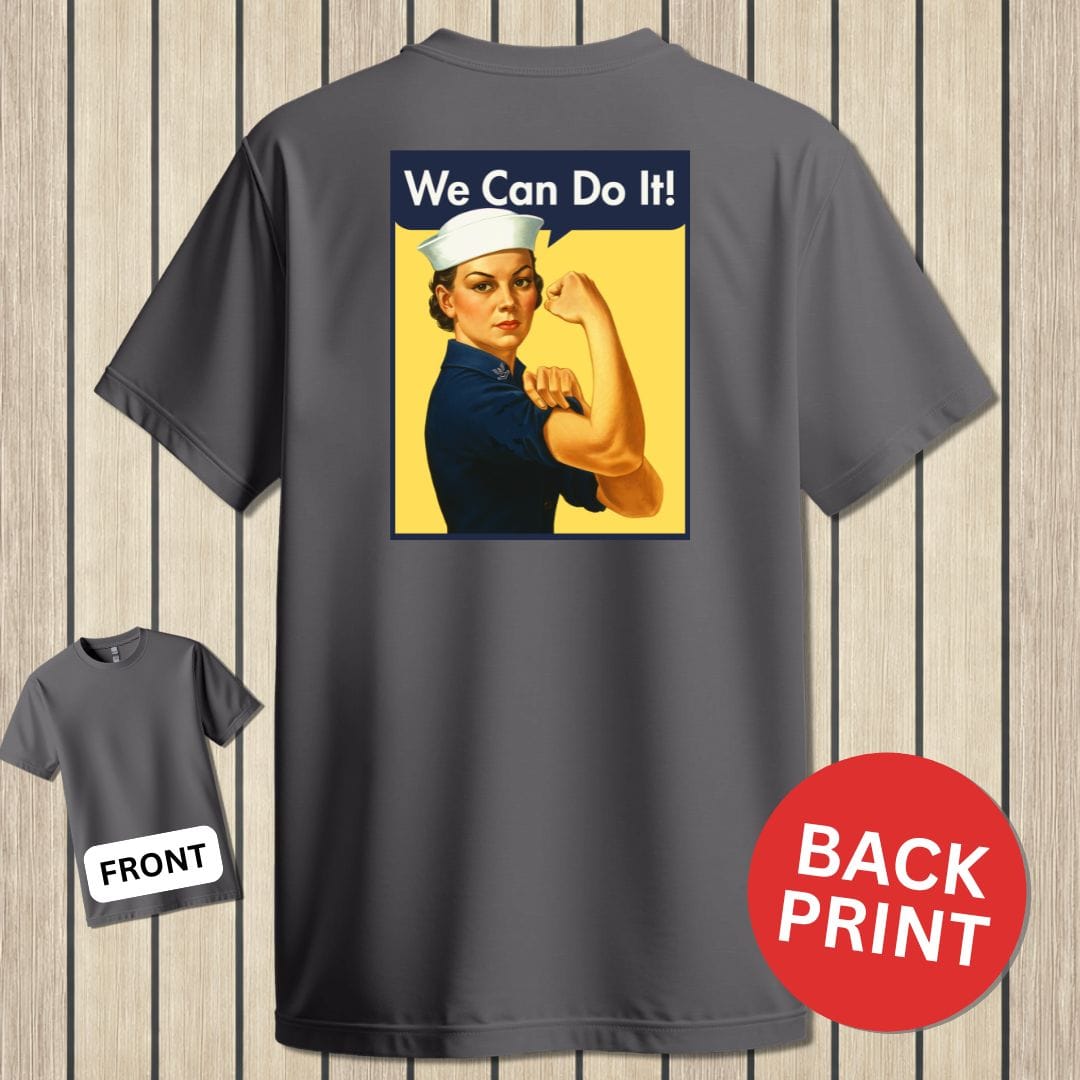 NavyHumor Classic Tee Charcoal / S We Can Do It