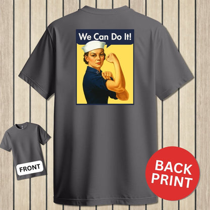 NavyHumor Classic Tee Charcoal / S We Can Do It