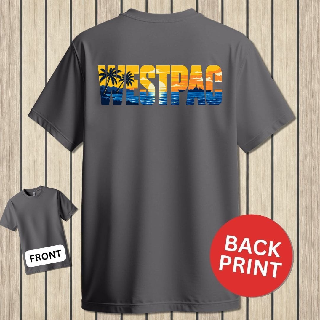 NavyHumor Classic Tee Charcoal / S WESTPAC Sunset