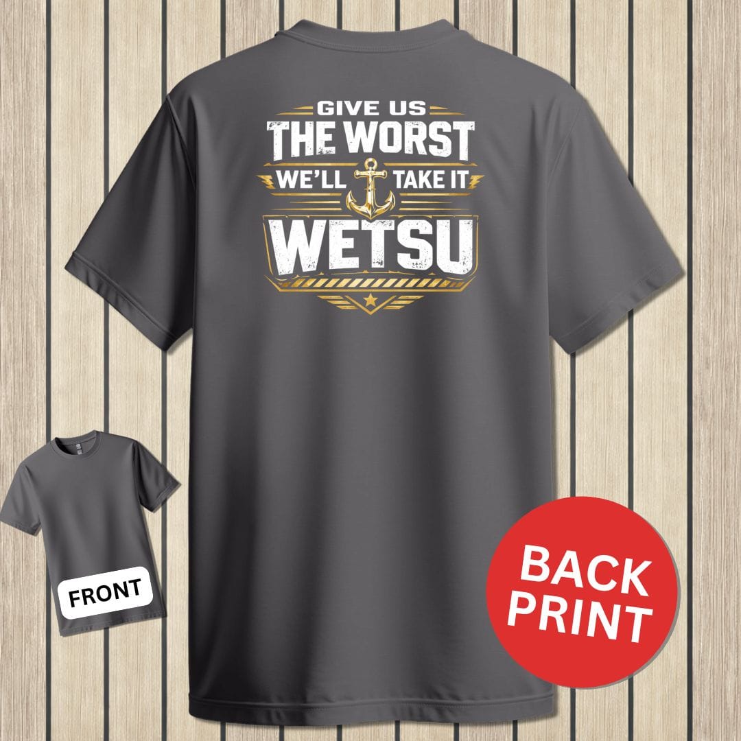 NavyHumor Classic Tee Charcoal / S WETSU - We Eat This Sh*t Up