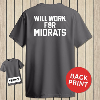 NavyHumor Classic Tee Charcoal / S Work For Midrats
