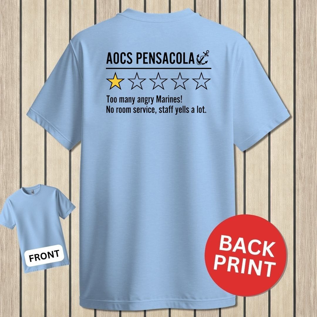 NavyHumor Classic Tee Light Blue / S AOCS Pensacola Review