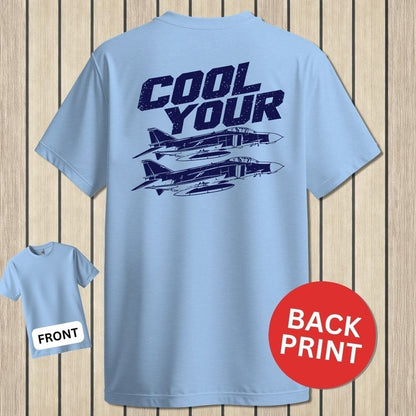 NavyHumor Classic Tee Light Blue / S Cool Your Jets