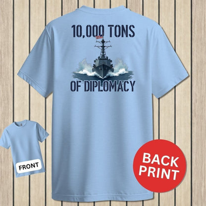 NavyHumor Classic Tee Light Blue / S Destroyer Diplomacy
