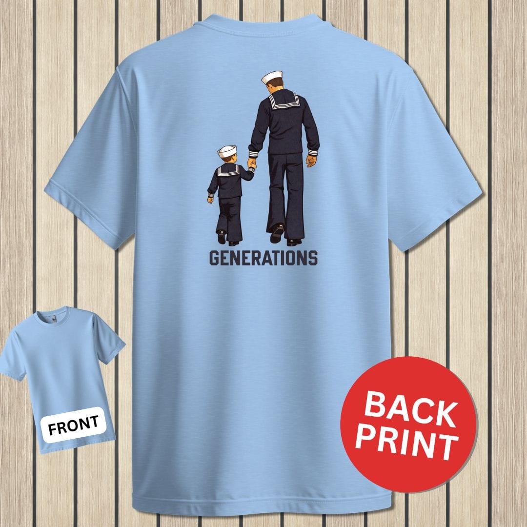 NavyHumor Classic Tee Light Blue / S Generations