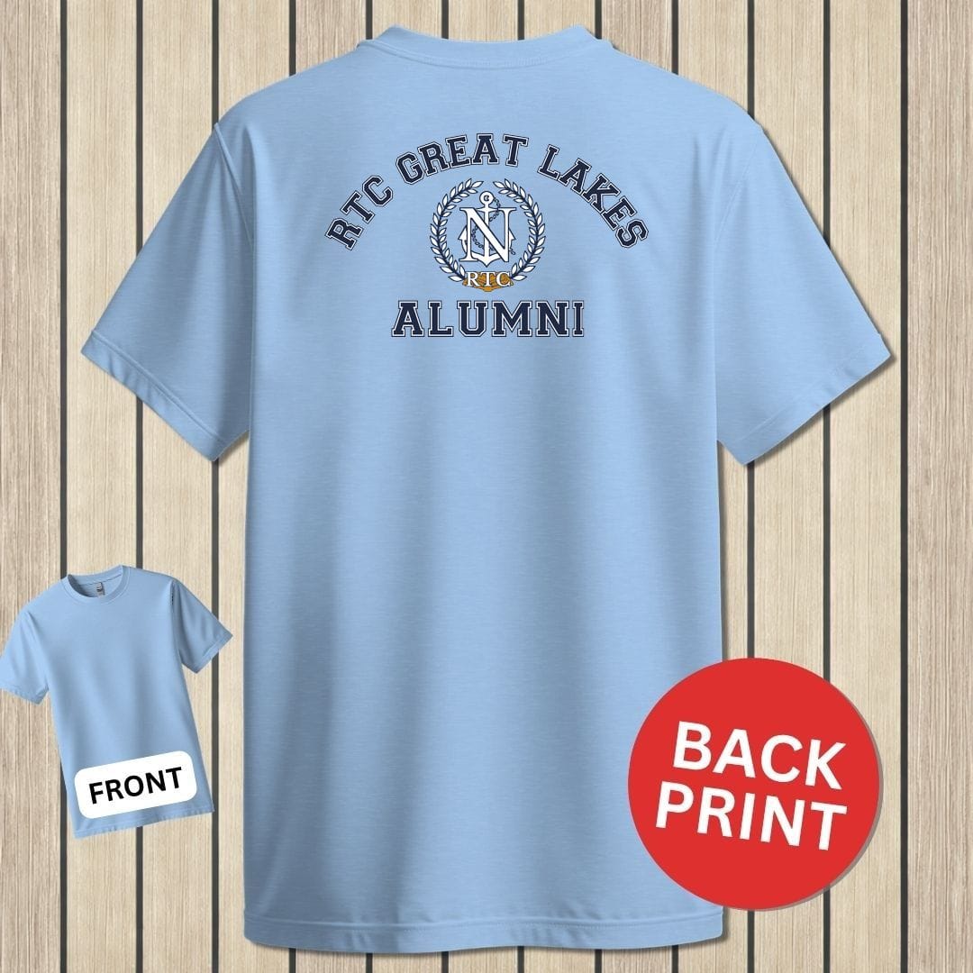 NavyHumor Classic Tee Light Blue / S RTC Great Lakes Alumni