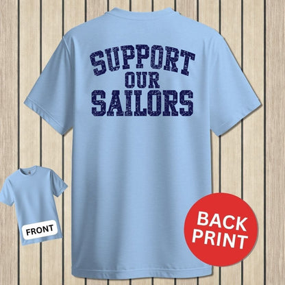 NavyHumor Classic Tee Light Blue / S Support Our Sailors