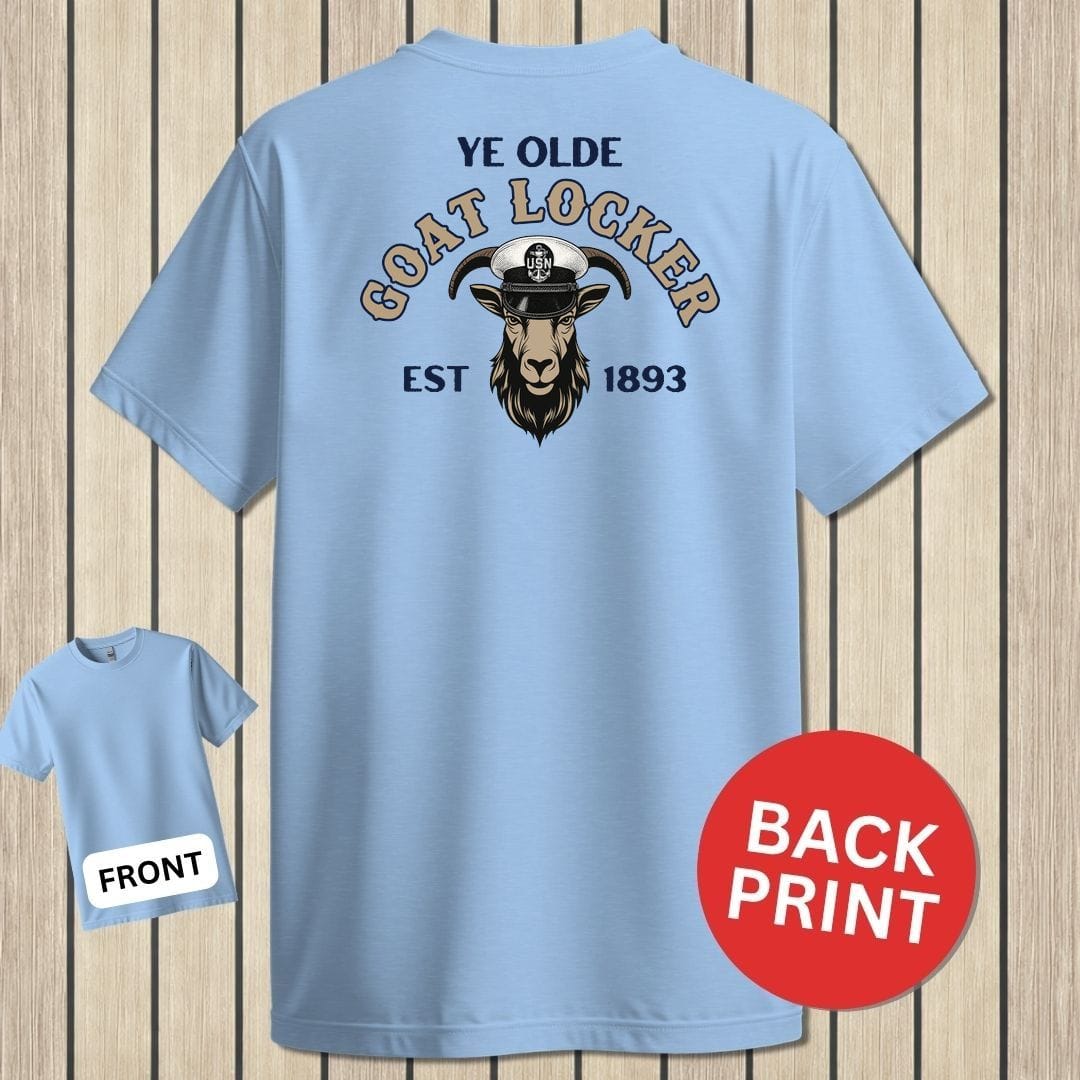 NavyHumor Classic Tee Light Blue / S Ye Olde Goat Locker