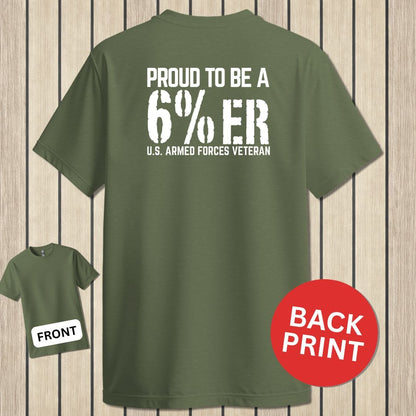 NavyHumor Classic Tee Military Green / S Armed Forces 6%