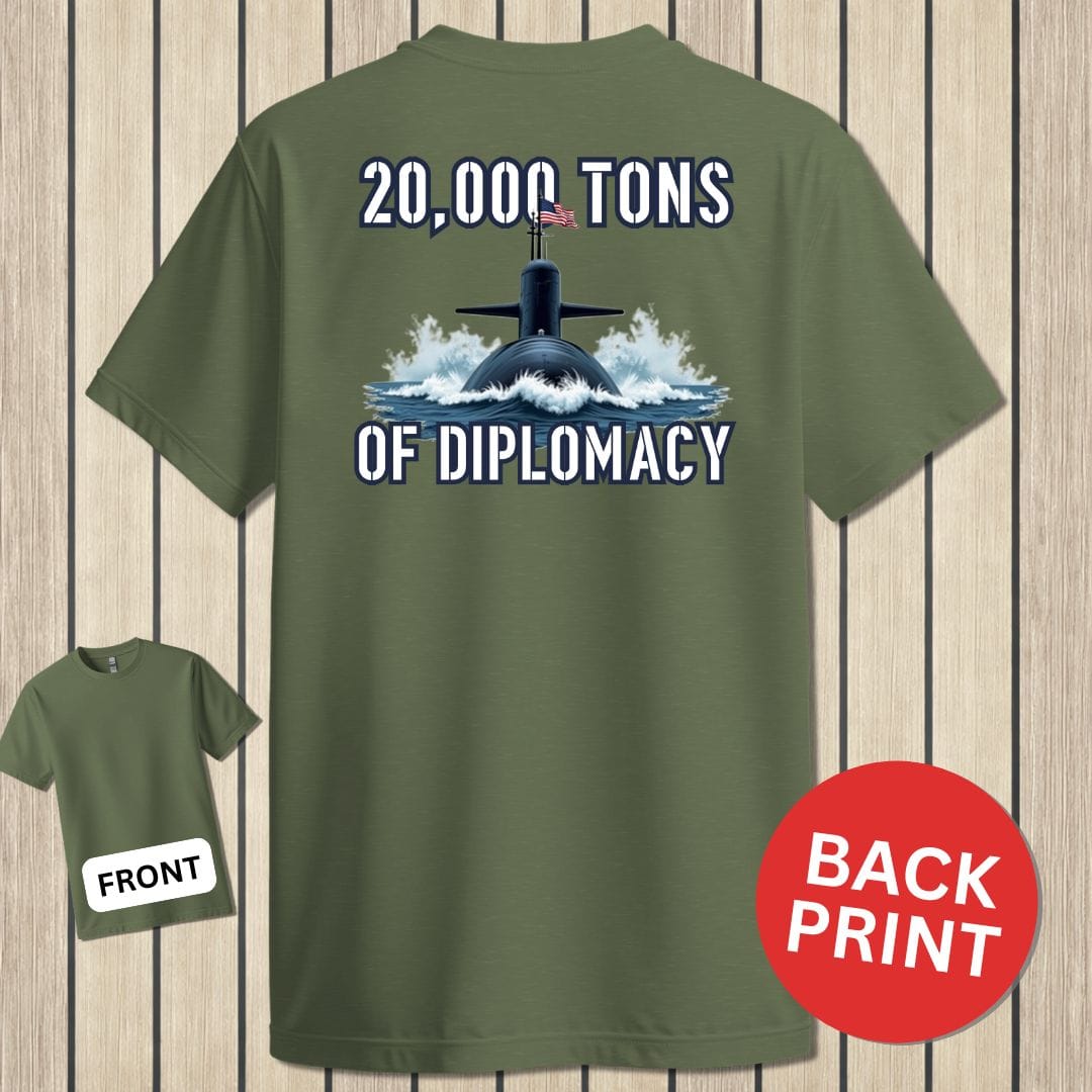 NavyHumor Classic Tee Military Green / S Ballistic Diplomacy