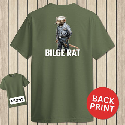 NavyHumor Classic Tee Military Green / S Bilge Rat