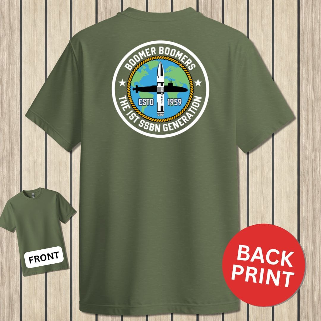 NavyHumor Classic Tee Military Green / S Boomer Boomers